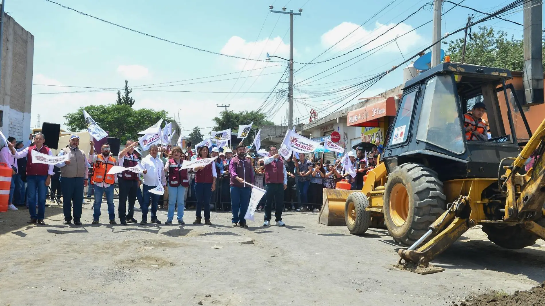 Edomex: inician obras en Chimalhuacán para el mejoramiento de la zona oriente 